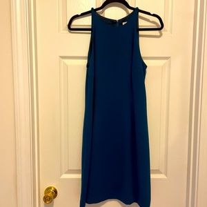 CDC Caren Desiree Company party dress! Lovely blue sleeveless lined dress. Sz 10